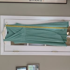 Classic preppy 🩷💚🩷 Lands End multifunction sundress